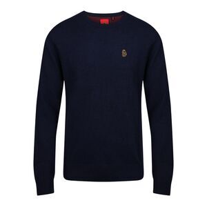 Luke 1977 Mens Gerard 3 Crew Neck Sweatshirt / Navy